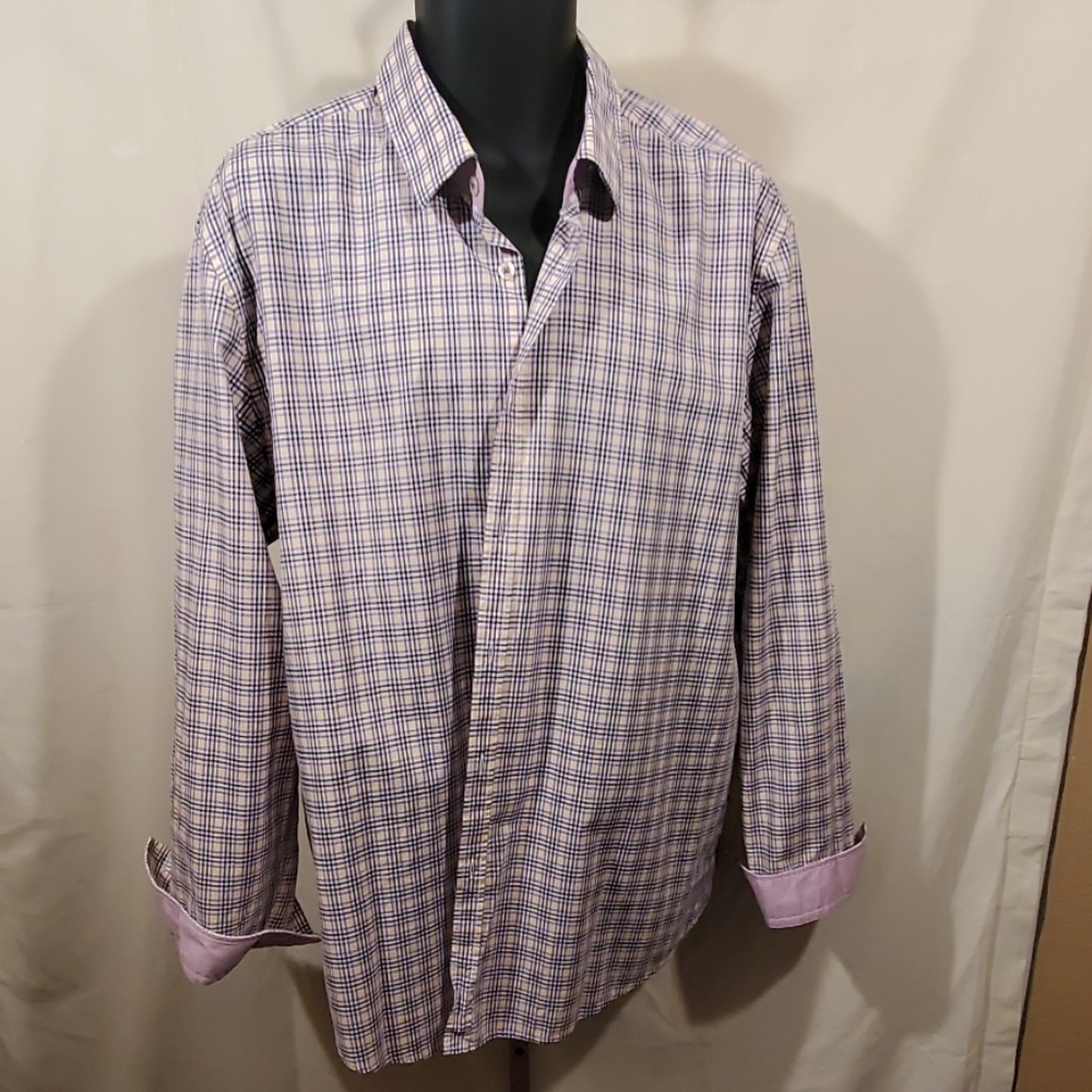 Mens regular fit plated light purple